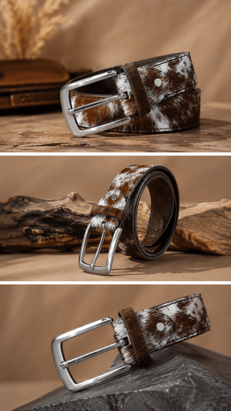 cow leather belt